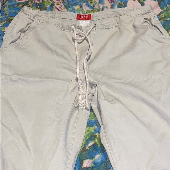 Used Esprit khakis w/ adjustable draw strings - Picture 2 of 5